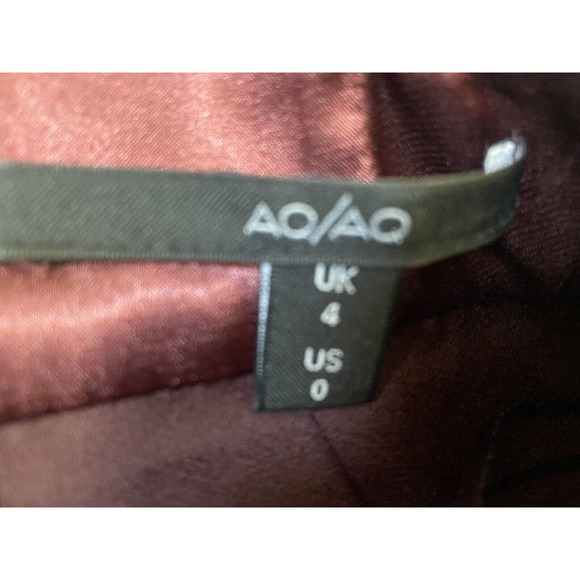 AQ/AQ Andie Mini Party Occasion Going Out Dress in Mulberry~ US 0 - Picture 5 of 6